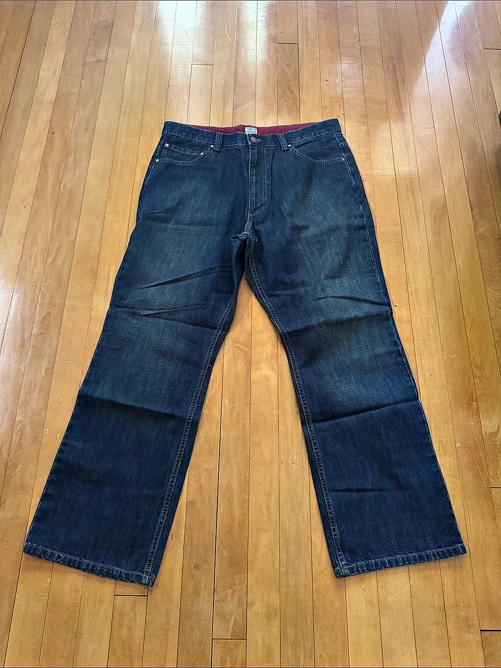 Dockers vintage red button Men's Relaxed Fit Jeans Waist 36 Length 30